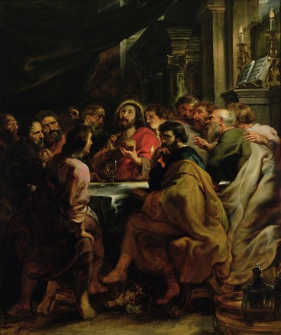 Das letzte Abendmahl, 1630-32 von Peter Paul Rubens